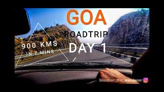 JAIPUR TO GOA ROADTRIP | DAY 1 | 900 KMS DRIVE IN 10 HOURS