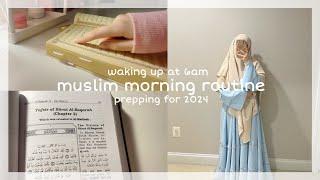 ౨ৎ ideal muslimah morning routine | prepping for 2024, tafsir, Qur’an, lectures, reading