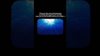 ‎the way in which Islam sets us free from worries of the future 🫶