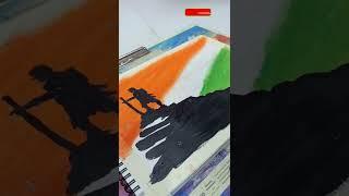 Gandhiji drawing with soft pastels #shorts