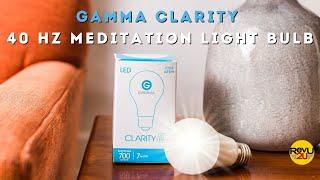 Today We Review the Gamma Clarity 40 Hz Meditation Light Bulb!