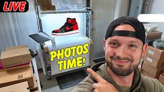 Taking Shoe Photos for eBay - LIVE Session