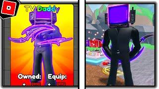 NEW UPDATE with ENERGIZED TV MAN (TV DADDY) MORPH in SKIBIDI WARRIORS - Roblox