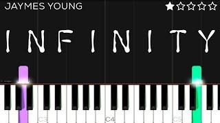 Jaymes Young - Infinity (cuz I love you for infinity) TikTok | EASY Piano Tutorial