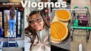 VLOGMAS EP 2: Christmas Chaos! Struggling, Viral Tiktok Garland Hack, Hauls & Sweet Potato Pie!