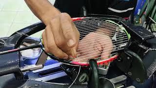 Badminton Stringing for an Olympic Silver Medalist by Master Halim