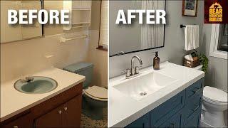 Small Bathroom Remodel - Time Lapse