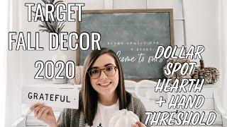 TARGET FALL DECOR | FALL 2020 SHOP WITH ME AND HAUL | FALL FARMHOUSE DECOR 2020 | HOUSE + HOLM