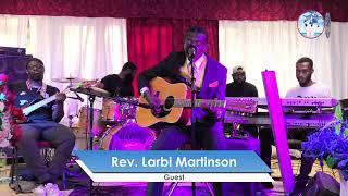 THE THRONE ROOM  WITH REV.LARBI MARTINSON