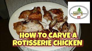 How To Carve A Rotisserie Chicken | I Carve My Turkey This Way Too | Simple And Easy