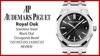 ▶ Audemars Piguet Royal Oak Stainless Steel Black Dial 15510ST.OO.1320ST.07 - REVIEW