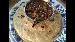 Chapati with chana curry | Healthy breakfast #shorts #youtubeshortvideo