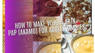 Weight Gain Pap/How to make weight gain pap (akamu) for babies  #pap #akamu #howto #fyp #fypシ゚