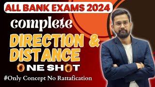 All Bank Exams 2024 | Complete Direction And Distance Reasoning in One Shot| Reasoning By Sanjay Sir