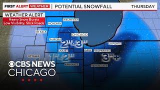 Winter weather advisory ahead for Chicago area with first snow of the season | Full Newscasts