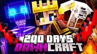 I Survived 200 Days in DAWNCRAFT...