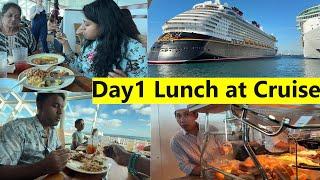 Day1-Cruise Shipஇந்த மாதிரி கப்பல் பார்ததே இல்ல~Caribbean Cruise Grand LUNCH Buffet~Family Traveler