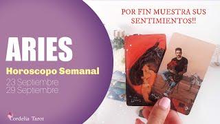 ⭐️ARIES! NO ESTA DISPUESTO A DEJARTE IR... TE AMA EN SILENCIO Horóscopo / Tarot Semanal Cordelia