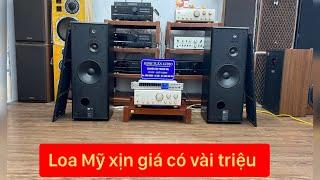 Loa Mỹ xịn mà giá có vài triệu |jbl 4800 |sansui 607 XR |loa Mỹ giá rẻ