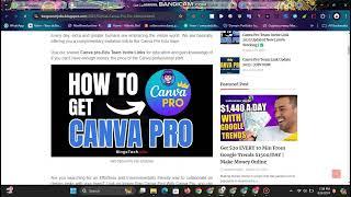 How To Get Canva Pro For Free(2024) |How To Get Canva Pro Free Lifetime (2024) | GET CANVA PRO FREE