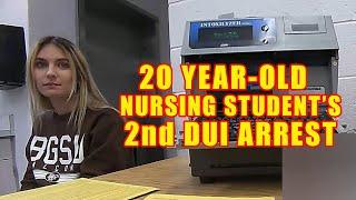 Bodycam DUI Arrest - 20-Year-Old Nursing Student Arrested for 2nd DUI