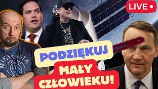 Sikorski i awantura z Muskiem i Rubio. Co z tego wynika? I Kroniki Live 04.03