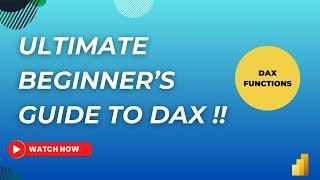 Learn DAX in 2025 | Beginner's Guide to DAX in Power BI | MiTutorials