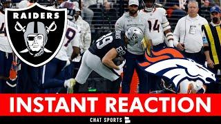 Raiders vs. Broncos INSTANT Reaction & Gardner Minshew Injury + NFL Draft Order After Week 12