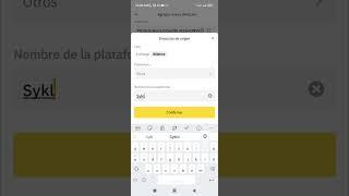 Fondear Syklo desde Binance