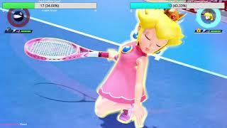 High Level Peach Action in Mario Tennis Aces