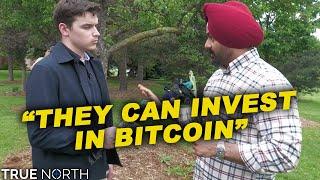 Immigration agent tells Canadian kids to just "invest in Bitcoin"