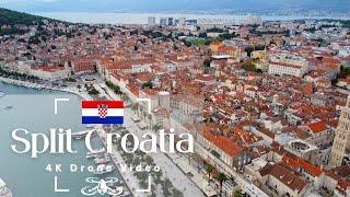 Discover Split's Old Town and Diocletian's Palace | Relaxing Drone Footage