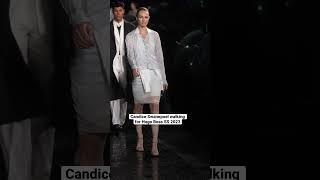 Super Model and Legend Candice Swanepoel walking for Hugo Boss Spring / Summer 2023 - Miami #Shorts