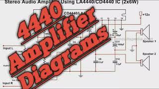 All 4440 ic Amplifier Diagram