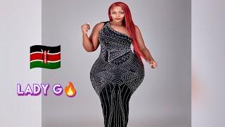 LADY G Mind-blowing Th!ck N Curvy Kenyan Plus Size Fashion Model  Wiki Biography Lifestyle Facts