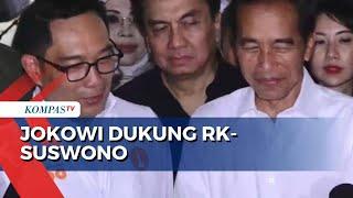 Jokowi Dukung RK-Suswono di Pilgub Jakarta 2024