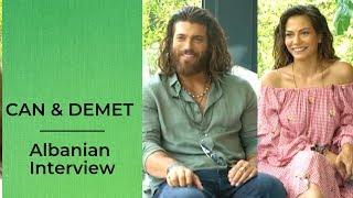 Can Yaman and Demet Ozdemir  Albanian Interview  Erkenci Kus  English   2019