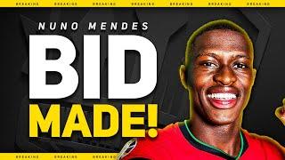 BREAKING! United BID for Nuno MENDES! Man Utd Transfer News