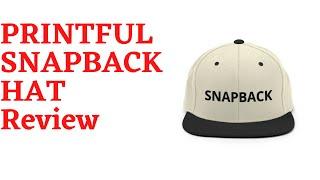 UNBOXING: Printful Classic Snapback | Yupoong 6089M  For Lex Pyerse Clothing