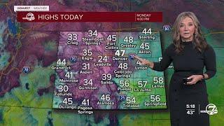 High fire danger across most of eastern Colorado Monday