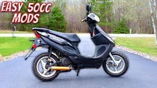 EASY 50cc GY6 SCOOTER MODS to change performance