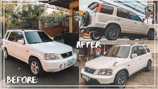 Lowering CRV gen 1 + New Wheels | chrisartsph