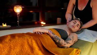 Relaxing Night Time Indian Head & Body Massage