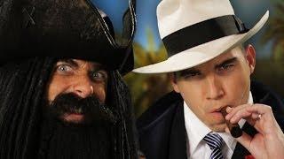 Blackbeard vs Al Capone. Epic Rap Battles of History