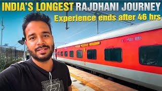 India's Longest Rajdhani Journey Experience ends after 46 Hrs || Thiruvanathpuram to Delhi