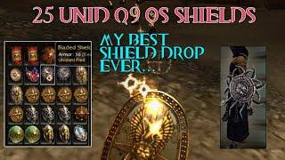 My best OS shield drop ever... 25 OS Shield ID video [Guild Wars]