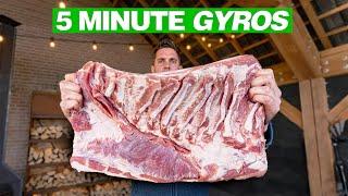 This is how I make Authentic Greek Gyros in less than 5 minutes