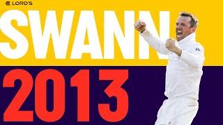 An Ashes 5-fer and 9 wickets in the match! | Graeme Swann v Australia 2013 | Lord's