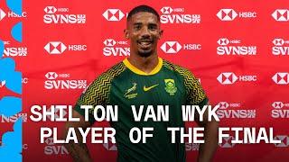 "It's very special for us" | Shilton van Wyk | HSBC SVNS Cape Town Player of the Final