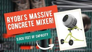 Ryobi RMX001 Portable Concrete Mixer (5.0 cu. ft.) - Initial Thoughts